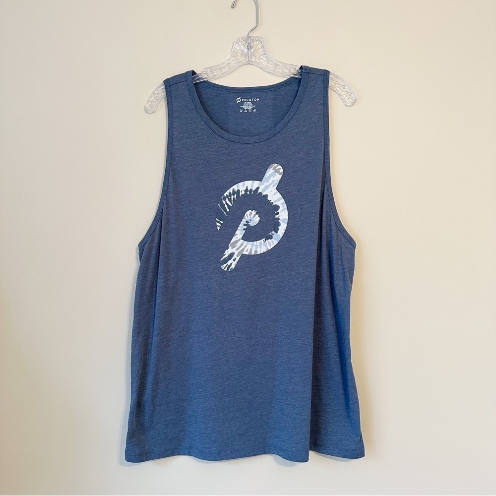 Peloton Tie Dye Tank Top Blue - XXL - Picture 7 of 7